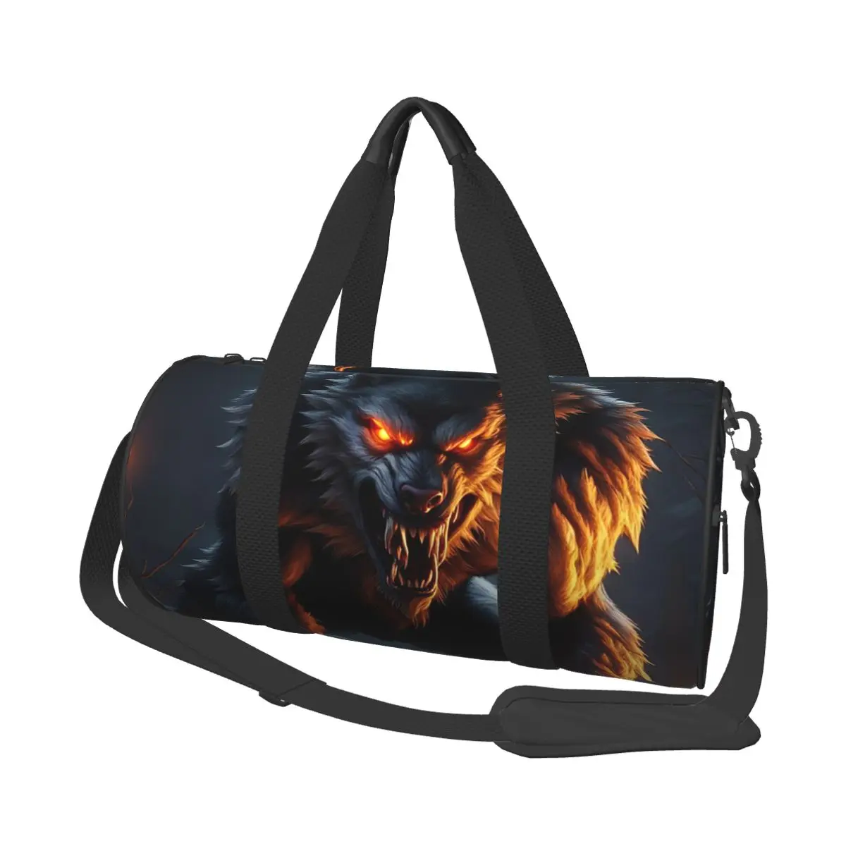 

The Werewolf Large Duffle Gym Bag Multi-Functional Duffle Travel Bags Handbags Fitness bag