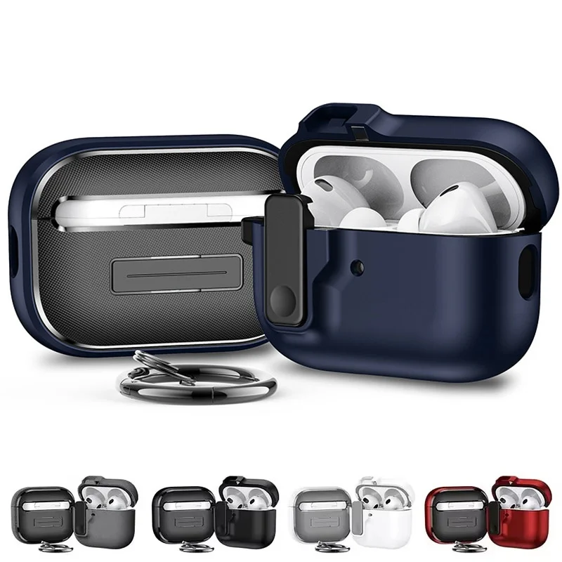 Shockproof Earphone Case For Apple AirPods 4 3 Security Lock