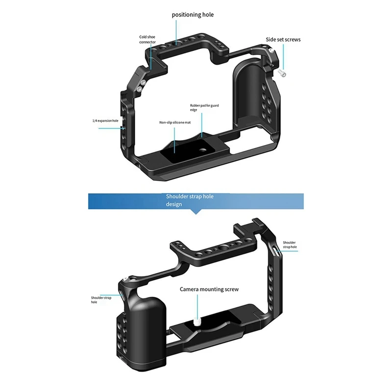 Camera Stand For Fuji X-T50 XT50 Camera Cage Extension Protection Frame Photography Horizontal And Vertical Shooting