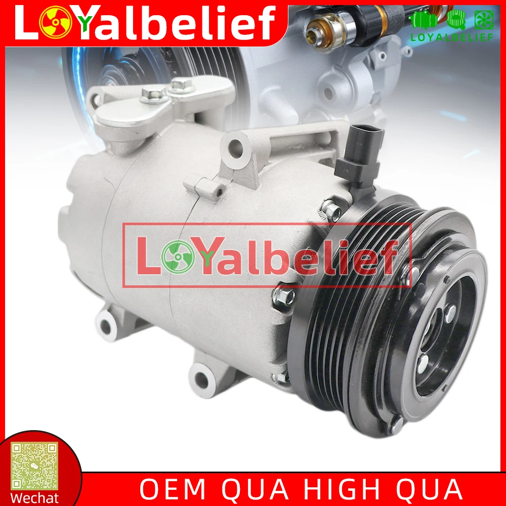 Compressor de Ar Condicionado e Embreagem de Ar Condicionado para Ford C-MAX Focus II 2003- / Volvo C30 S40 II V50 2004- 1.6 1.8 2.0 VS16 3M5H19D629RD 3M5H19D629RH