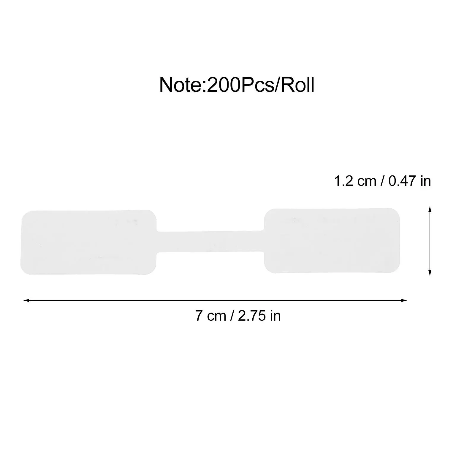 200pcs 1 Roll Bracelet Jewelry Labels Writable Price Tag Adhesive Sticker For Rings Necklaces Earrings Watches Ornament Supplies