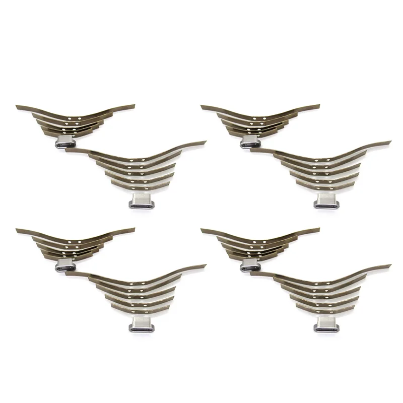 A30F-8 Coppia di Molle a Foglia per Assorbimento degli Urti in Acciaio Sospensione per WPL B14 B24 B16 B36 1/16 RC Truck Parti di Automobili Accessori,A