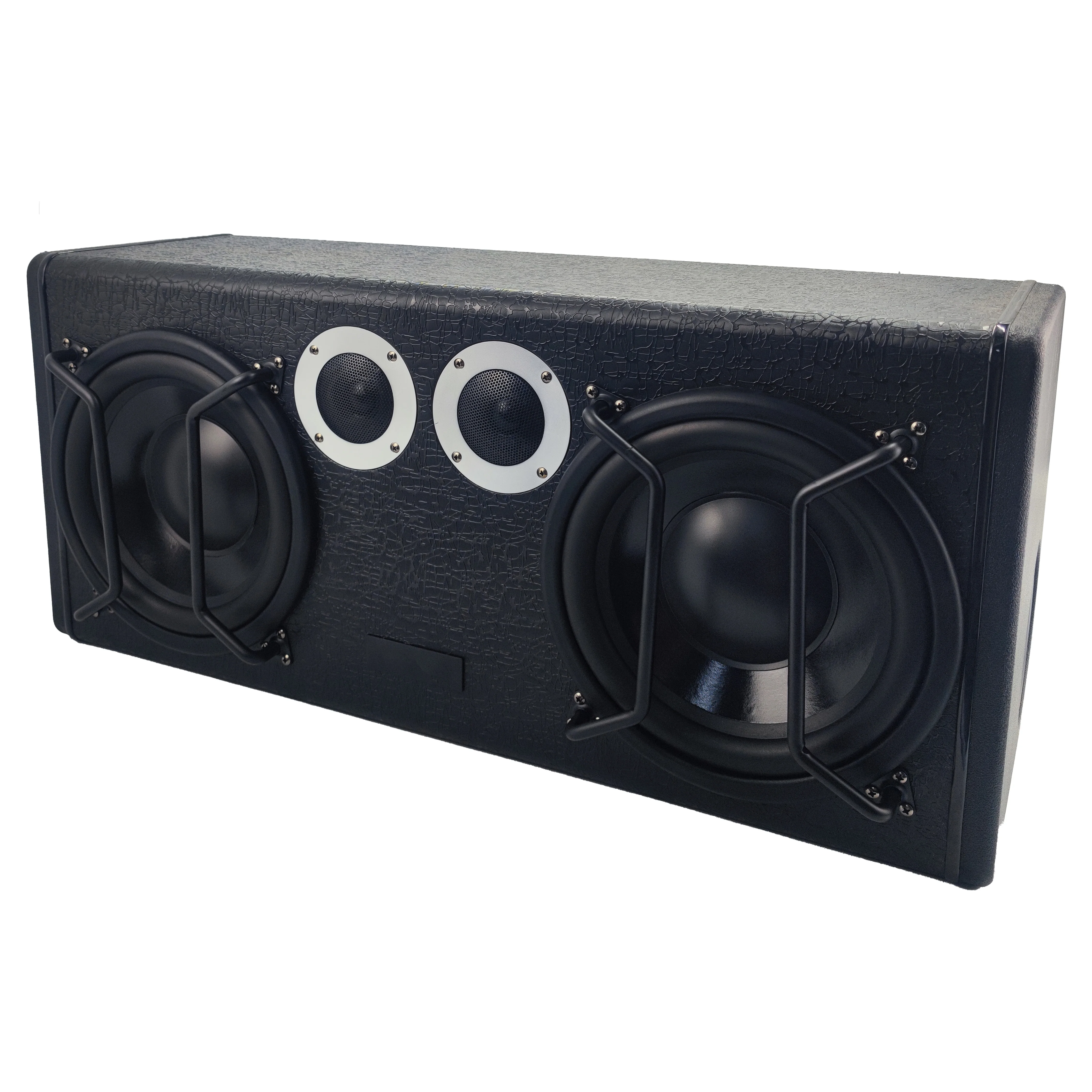 OEM 10-Inch Active Dual Car Subwoofers Strong Bass 300W RMS Single Coil DC 12V Audio Enclosure Car Speakers Sound Box