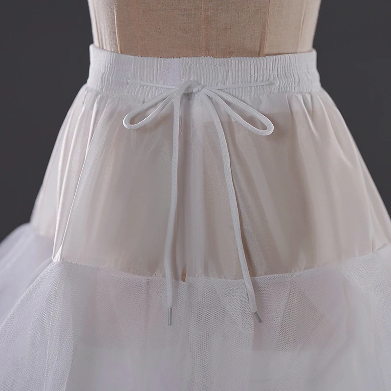 4-layer Boneless Wedding Dress Skirt Support Bridal Dress Loop Less Apron Daily Performance Dress Support Skirt Skirt