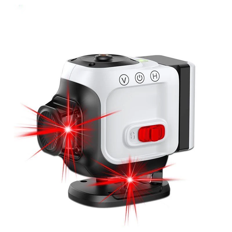 12 Lines High Precision Powerful Red Laser Level Self Leveling 360° Horizontal Vertical Super Red Laser Level Construction Tool