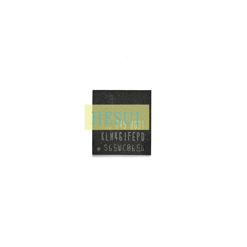 Used&Not NEW&Send after Measure KLM4G1FEPD-B031 4GB small size eMMC flash memory font 153BGA life 0-10