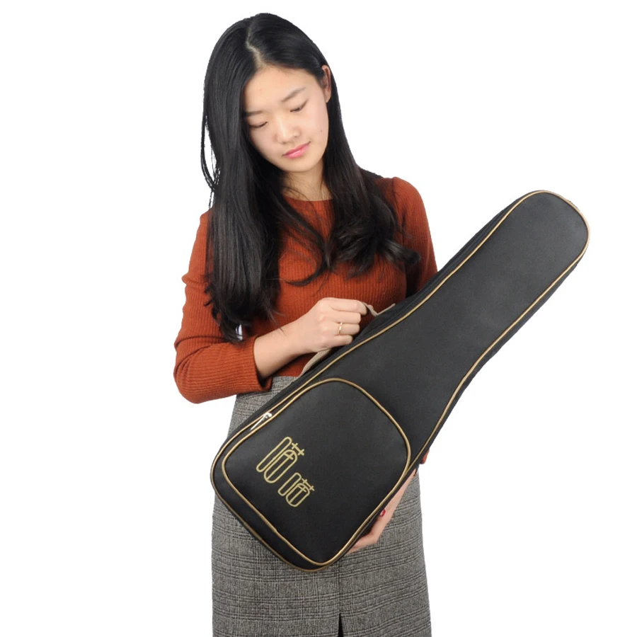 Jin Chuan Customizable Oxford Ukulele Performance Bags Durable Waterproof Fabric Wholesale Available For Guitar Use