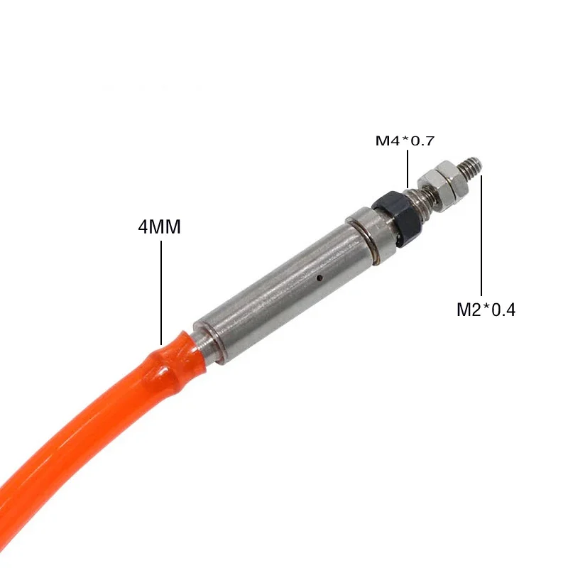 Single-acting miniature pin-shaped externally threaded cylinder CJ1B 4-5/10/15/20 -SU4 Direct 4mm tube air Pneumatic