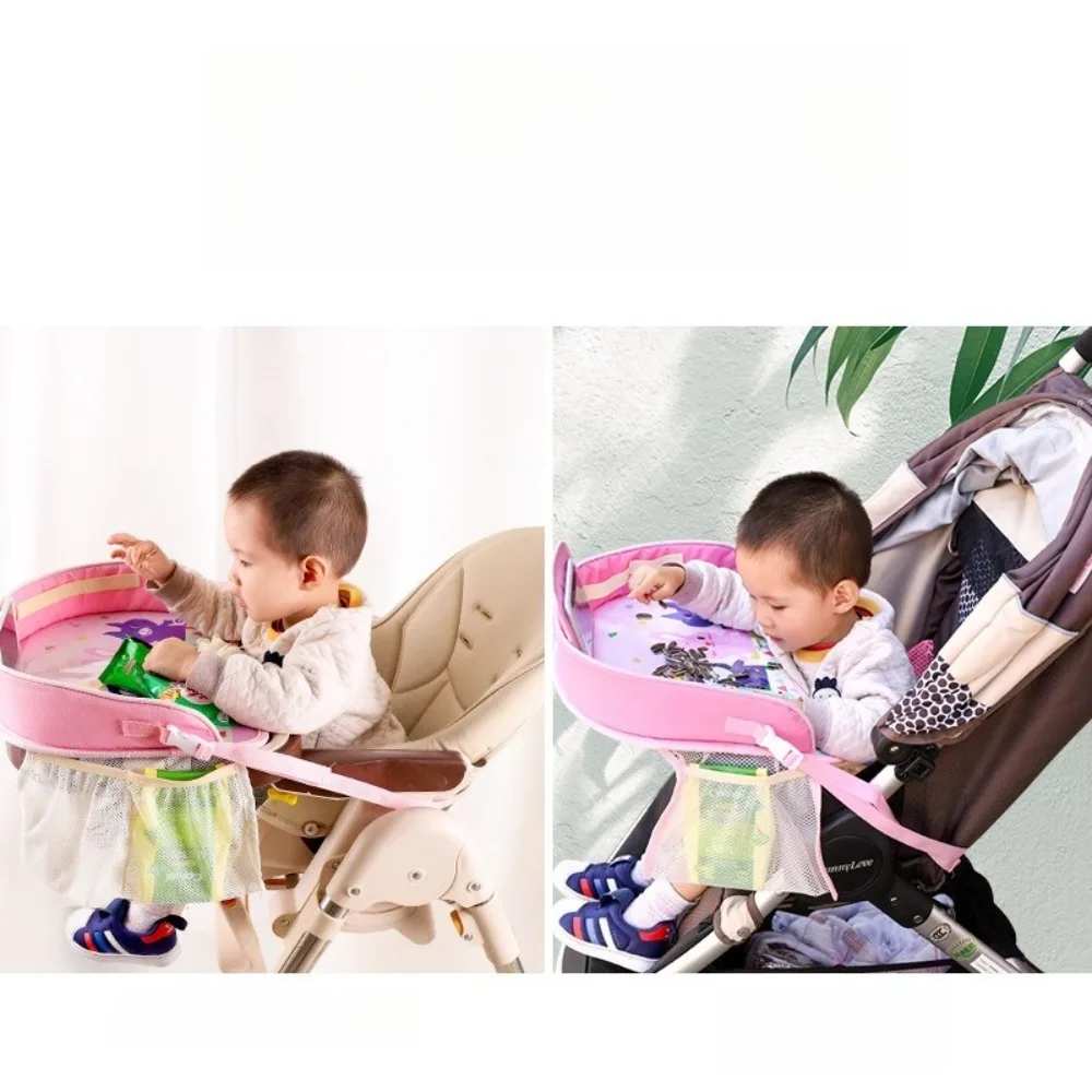 Multifunctional Car Baby Safety Seat Tray Waterproof Kids Dining Entertainment Table