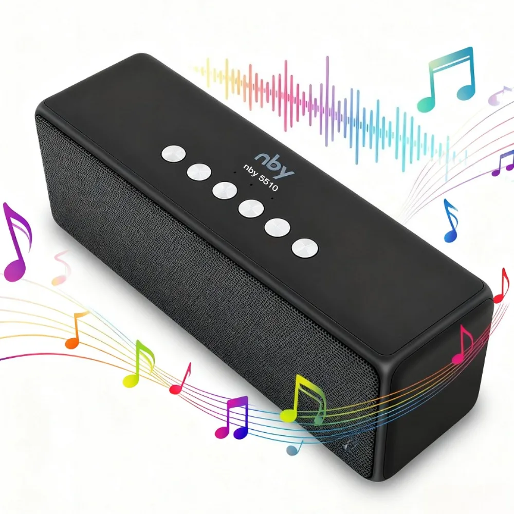 

Bluetooth-динамик, двойной динамик, мощный стереодинамик Bluetooth, отлично подходит с двумя драйверами, предназначенный для любителей музыки