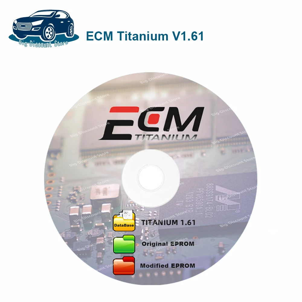 ECM Titanium 1.61 With 18259+ Driver Hexadecimal View Checksum ECM V1.61 With 26000+ Drivers  for ecu tool Car repair software