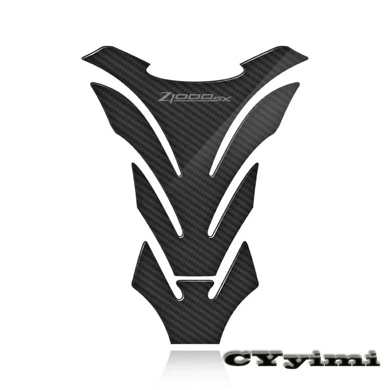 3D Carbon Fiber Motorcycle Fuel Tank Pad Cover Protective Decals Stickers For Z1000 SX Z1000SX/Tourer