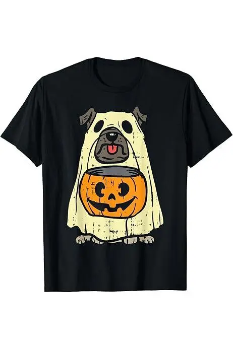 Afghan Hound Dog And Moon Funny Dog Halloween TShirt Size S-5XL