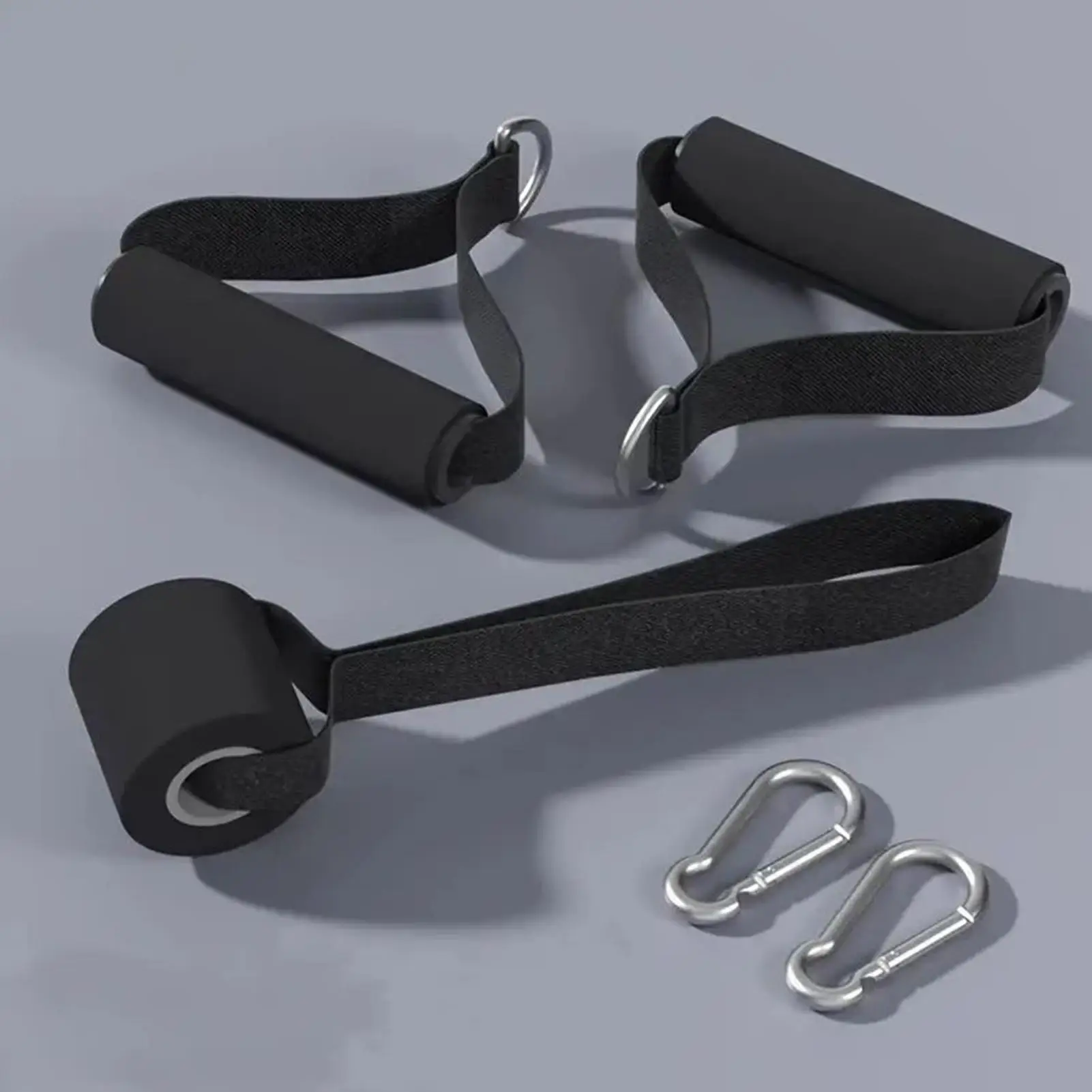 Pedal Resistance Band With Handle 4-Tube Multifunction Adjustable Equipment Pedal Puller Band For Gym Home Exercise Indoor