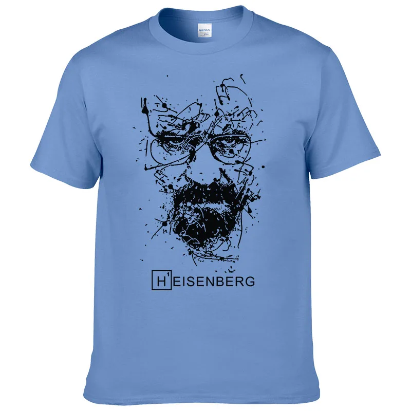 2024 New Fashion Breaking Bad T Shirts Men Heisenberg Camisetas Hombre Men Cool Tee Shirt Tops Short Sleeve Cotton T-shirts #191