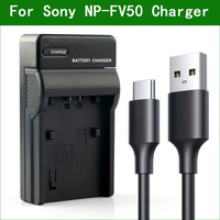 LANFULANG NP-FV50 Type-C USB-C Battery Charger for Sony HDR-CX155 HDR-CX160 HDR-CX720 HDR-CX730 HDR-CX740 HDR-CX760 HDR-PJ590