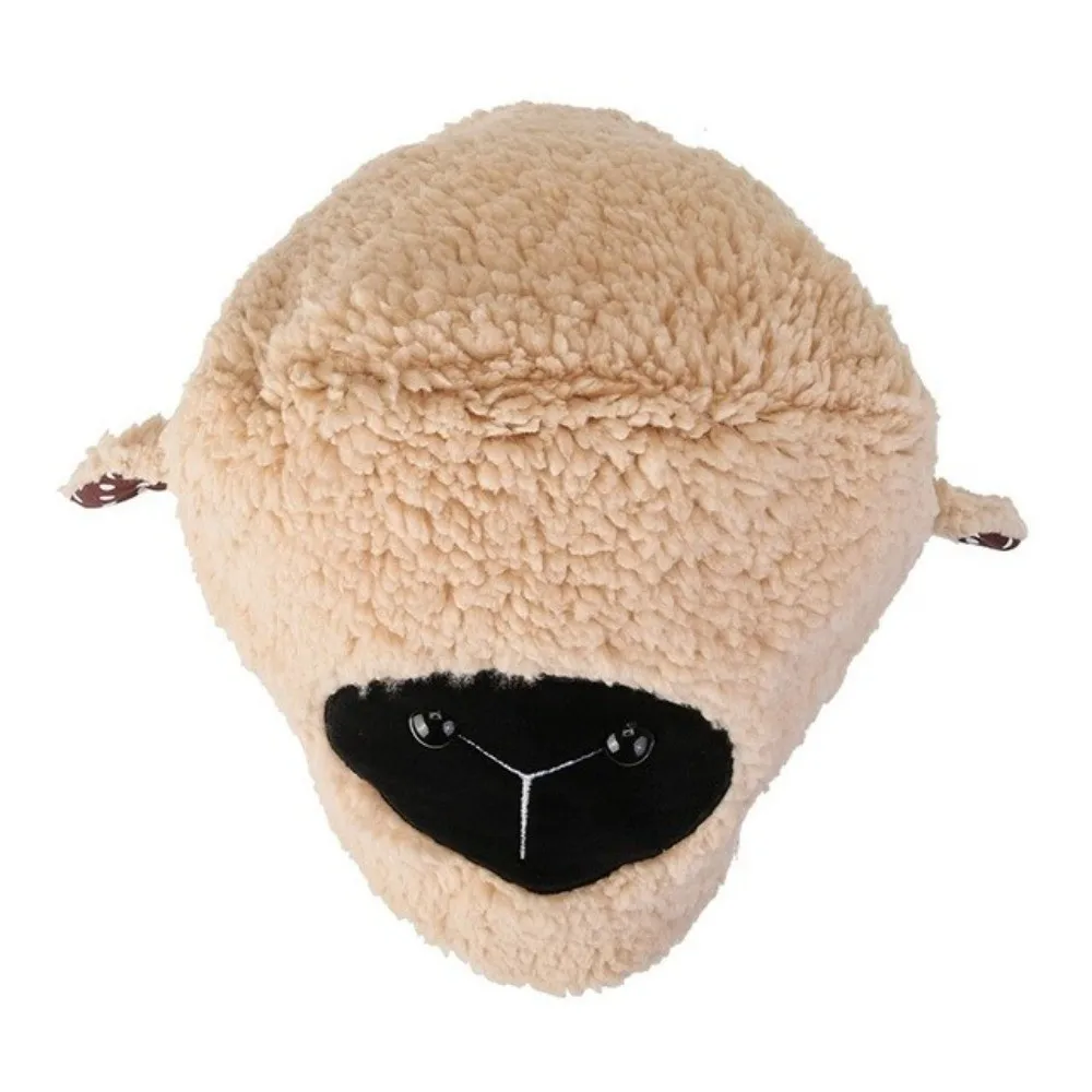 Fashion Warm Winter Bucket Hat Fleece Lined Little Lamb Fluffy Costume Hat Cute Cartoon Cosplay Party Hat for Women