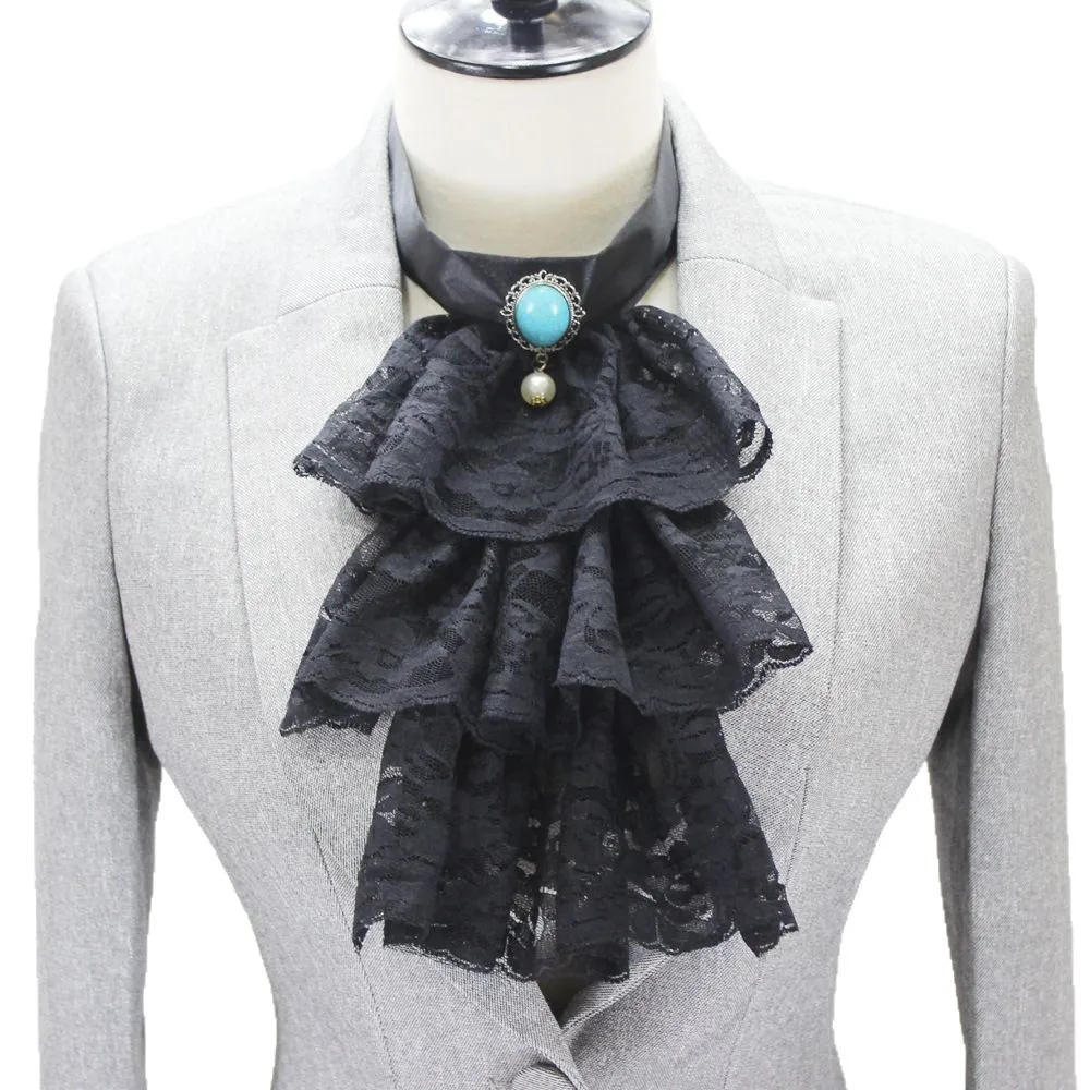 عبر الحدود المحكمة Sle ربطة القوس فيكتوريا الياقة الزخرفية وهمية طوق ular Sle الخريف وصول جديد من الصين #5