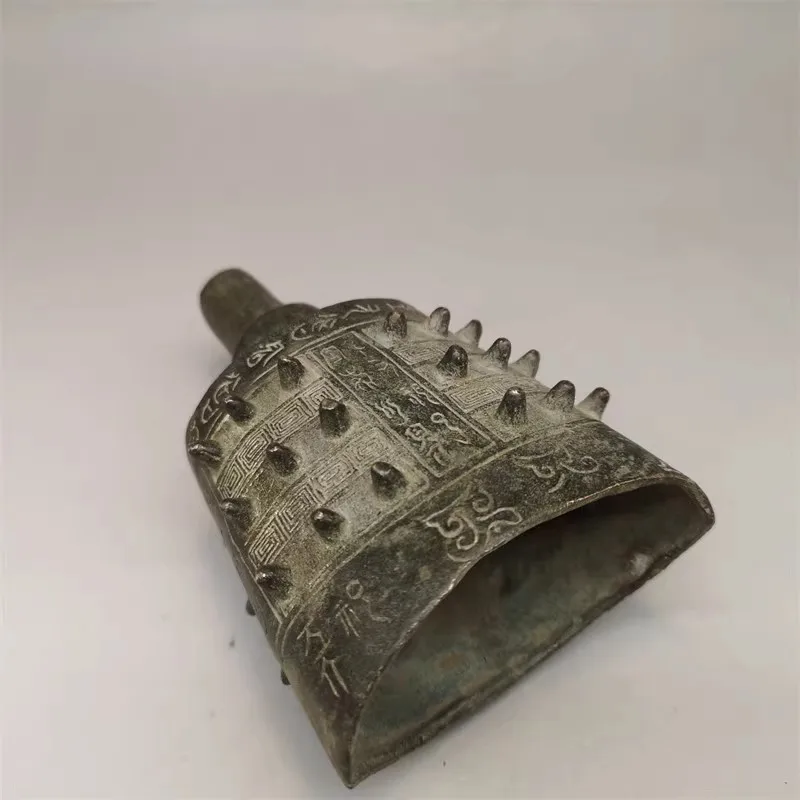 Bronze Bell, Qin and Han dynasties. Bronze Bell. Old style bell, ancient percussion instrument bell, antique bronze bell