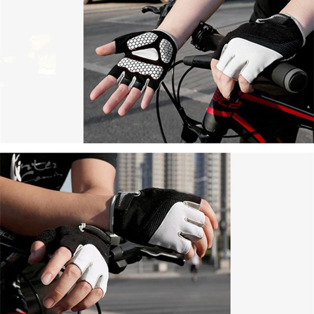 

Shock absorbing Lightweight Half Gloves Summer Sports Breathing Anti skid Cycling Climbing Fishing Riding Fitness Gloves Outdoor