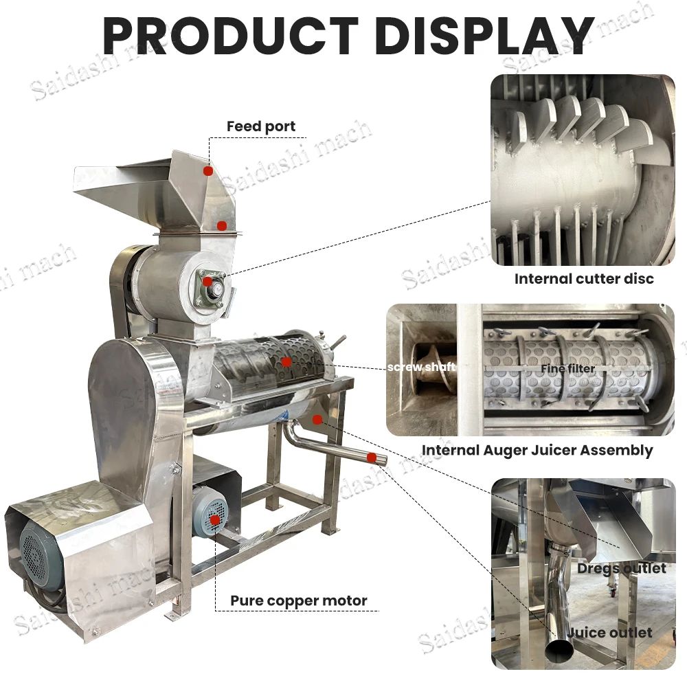Fruit and Vegetable Crusher and Juicer/Cactus Tomato Juice Spiral Press Juicer