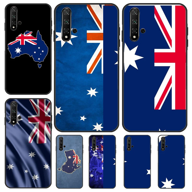 Australia Flag Case For Huawei Nova 10 9 SE 5T Y90 Y70 Y60 Y61 Nova 3i 7i 8i 11i P20 P40 P30 Lite P60 Pro