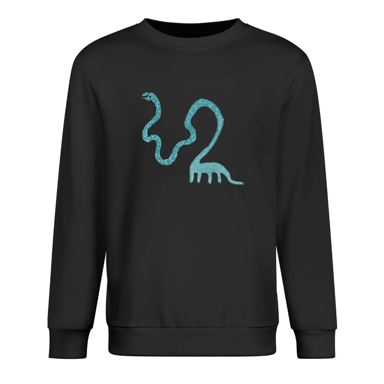

Mental-Necked Diplodocus Pullover men clothes korean style clothes anime clothing sweatshirt