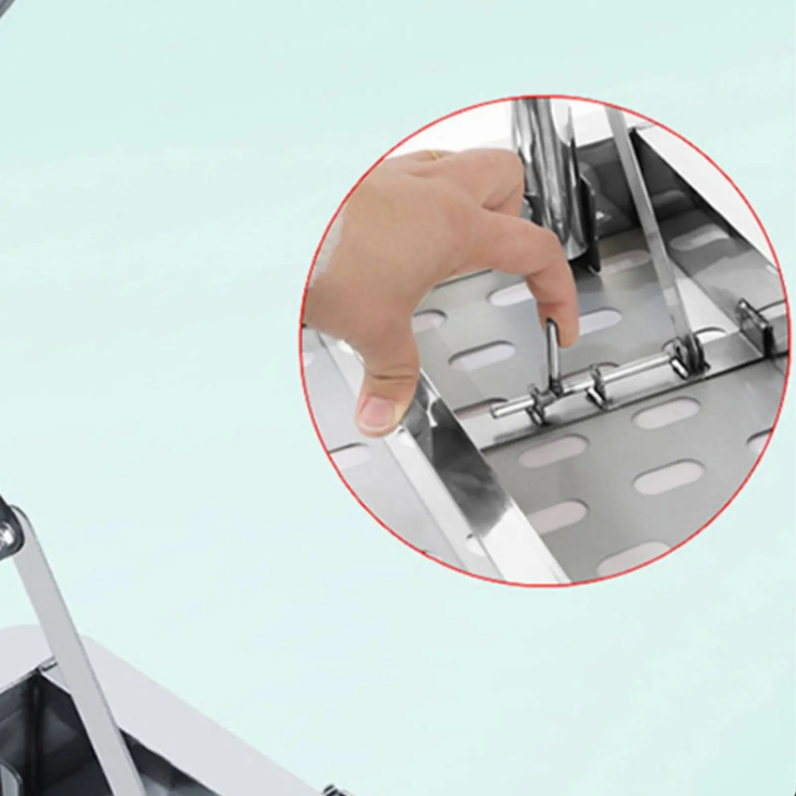Adjustable Leg Fishing Stand Hollow Top Folding Fishing Platform for Anglers