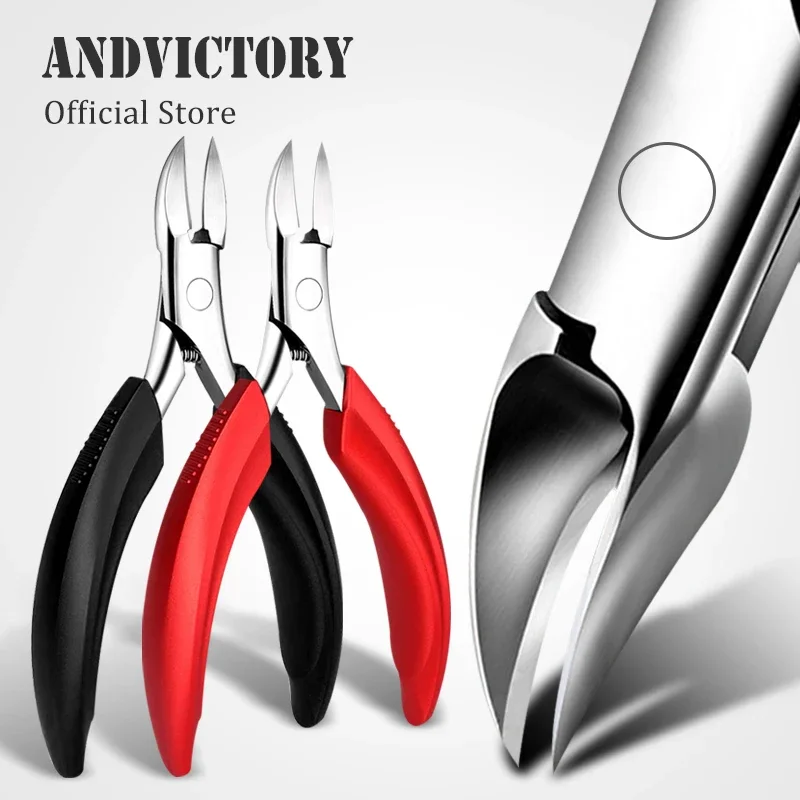 

1 шт., триммер для толстых ногтей, машинка для стрижки ногтей из нержавеющей стали, профессиональный резак для вросших ногтей с паронихией, маникюрный инструмент для ухода за ногами, педикюрный инструмент