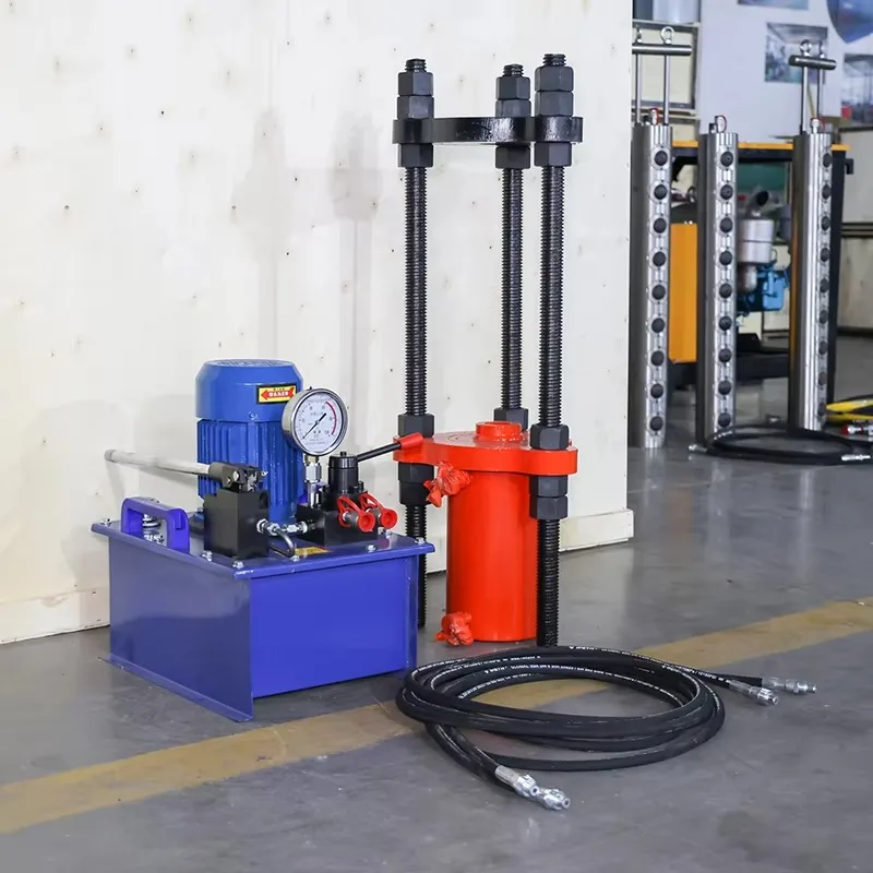 Bulldozer Excavator 220V Manual Electric Portable Hydraulic Track Link Pin Press Pusher Remover Machine 1 Year