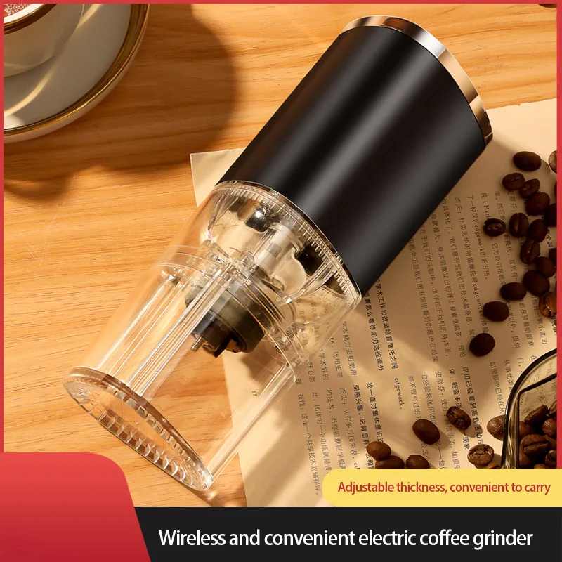 Portable Electric Coffee Grinder TYPE C USB Charge Ceramic Grinding Core Home Coffee Beans Pulverizer Grinder