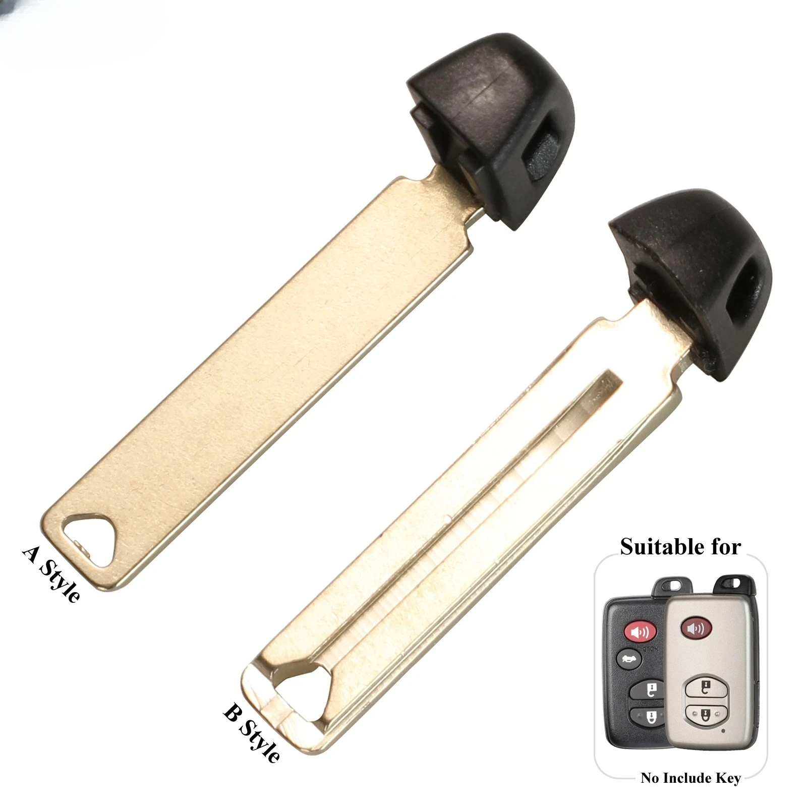 

Smart Prox дистанционный брелок с необрезанным лезвием, пустая вставка, замена для Toyota Camry Corolla Highlander Prius