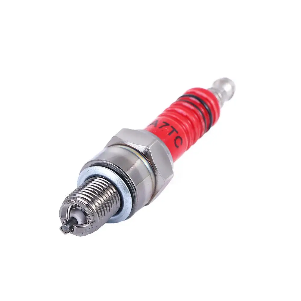 Dirtbike 50 125 150cc Moped Scooter Three-Electrode A7TC Modification Accessories Motorcycle Spark Plug Replacement Parts