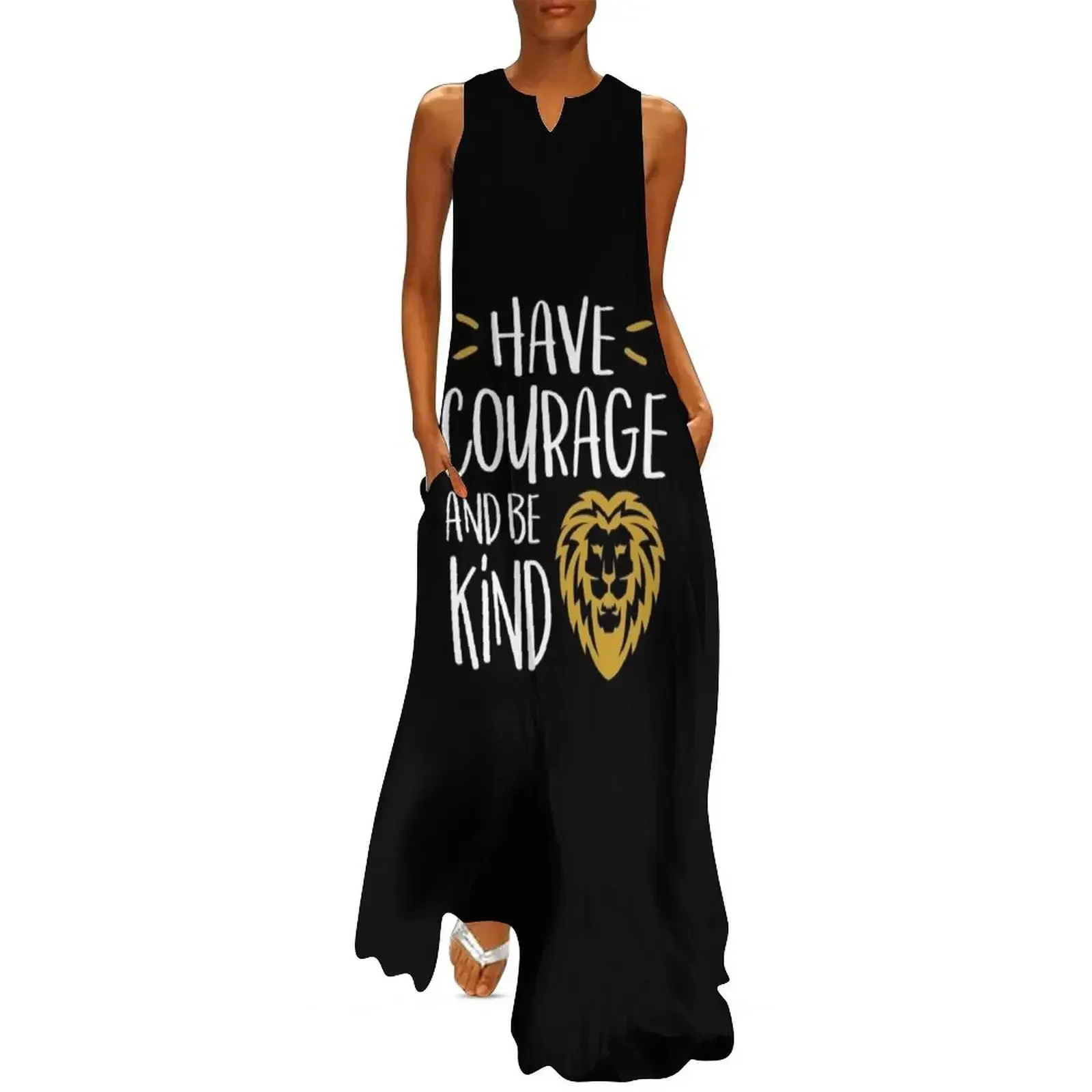 

Have Courage And Be Kind - Kindness Matters Teacher Graphic Long Dress women dresses women formal occasion dresses Dress