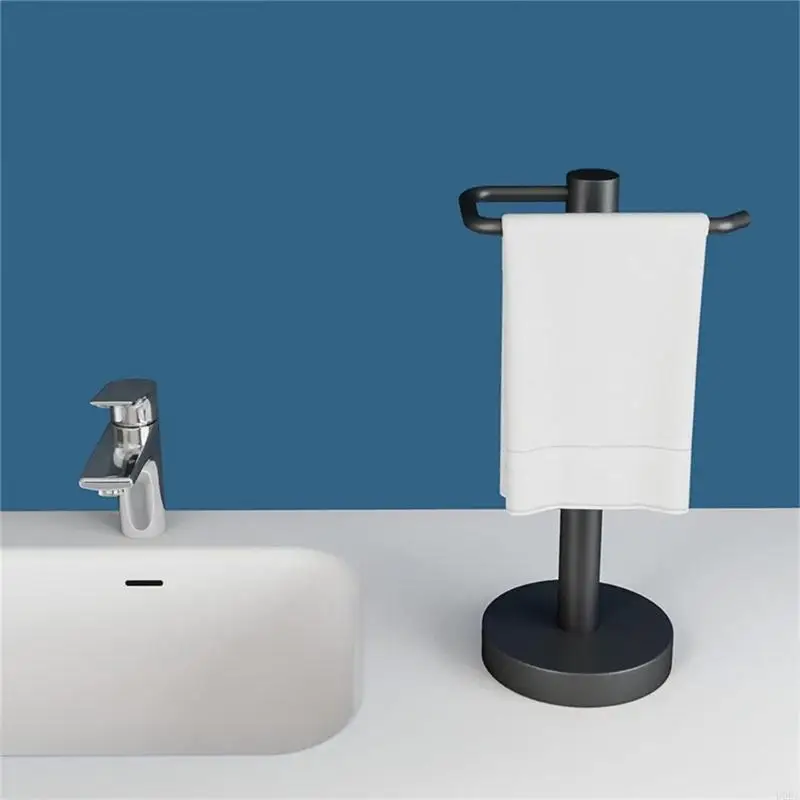 

Rusts Resistant Freestanding Steel Bathroom Towel Rack Corrosion Proof Finish for Humid Environment