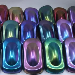 10g Chameleon Pigments Powder Coating for Car Automotive Nail Decoration Arts Crafts Acrylic Paints 15 types Chameleon Powder