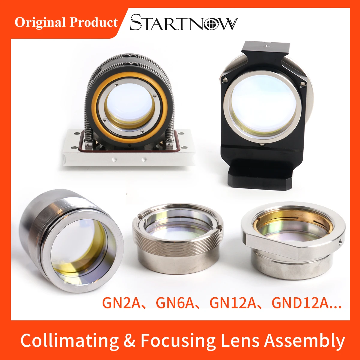 Startnow Bodor Original Collimating & Focusing Lens D30 F100 F125 F200 1064nm Fused Silica Fiber Laser Cutting Head Spare Parts