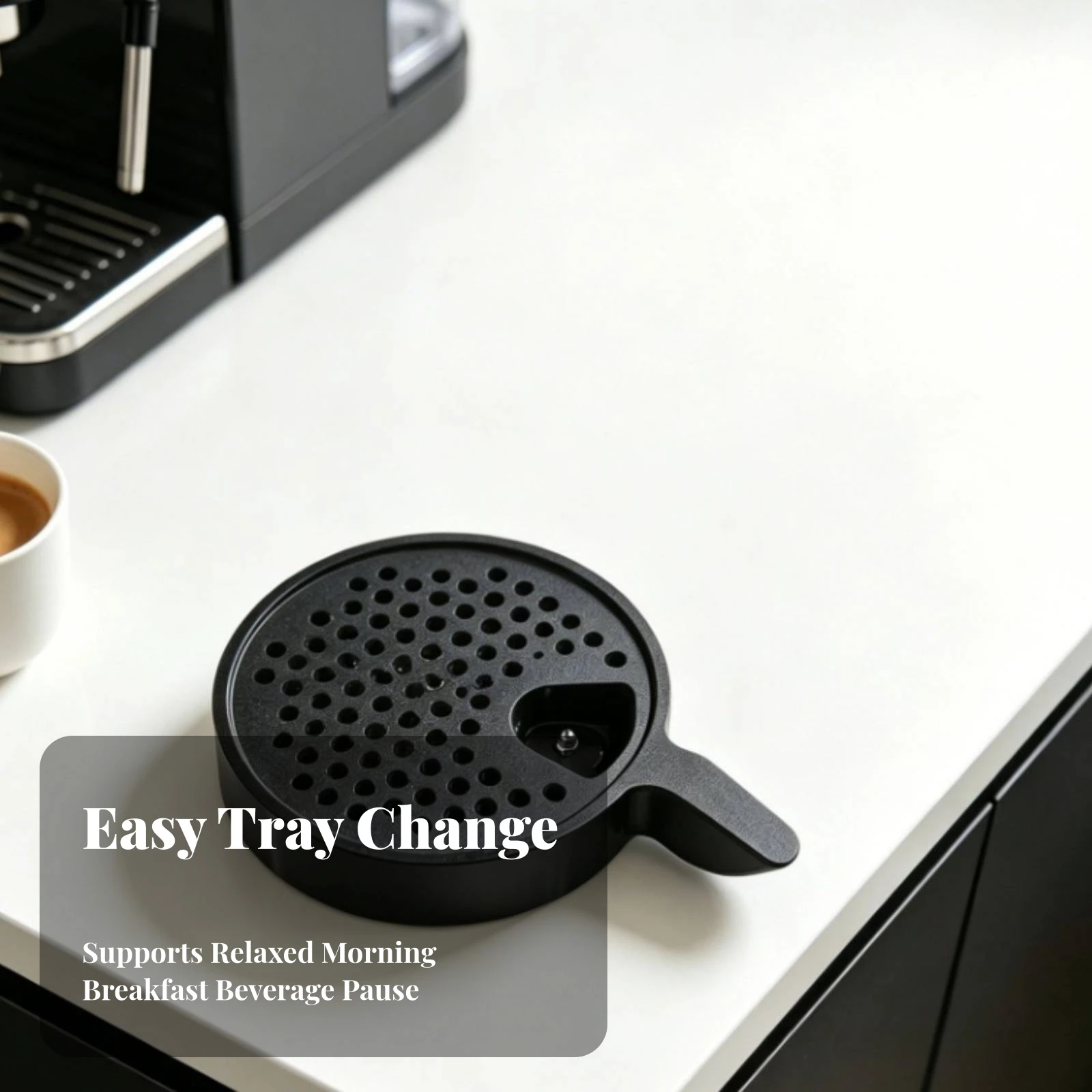Replacement Water Tray Low-Height Coffee Machine Catch Tray Compact for Kitchen