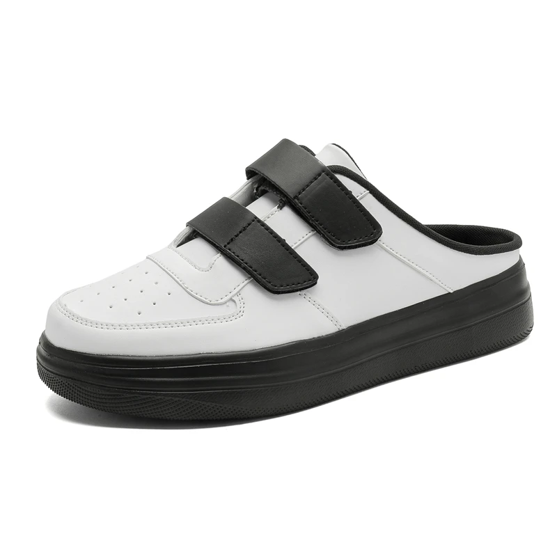 Men's Casual Shoes with Flat One-Piece Design Lightweight Semi-Trousers Multi-Color Fashionable Trendy High-Quality Slippers
