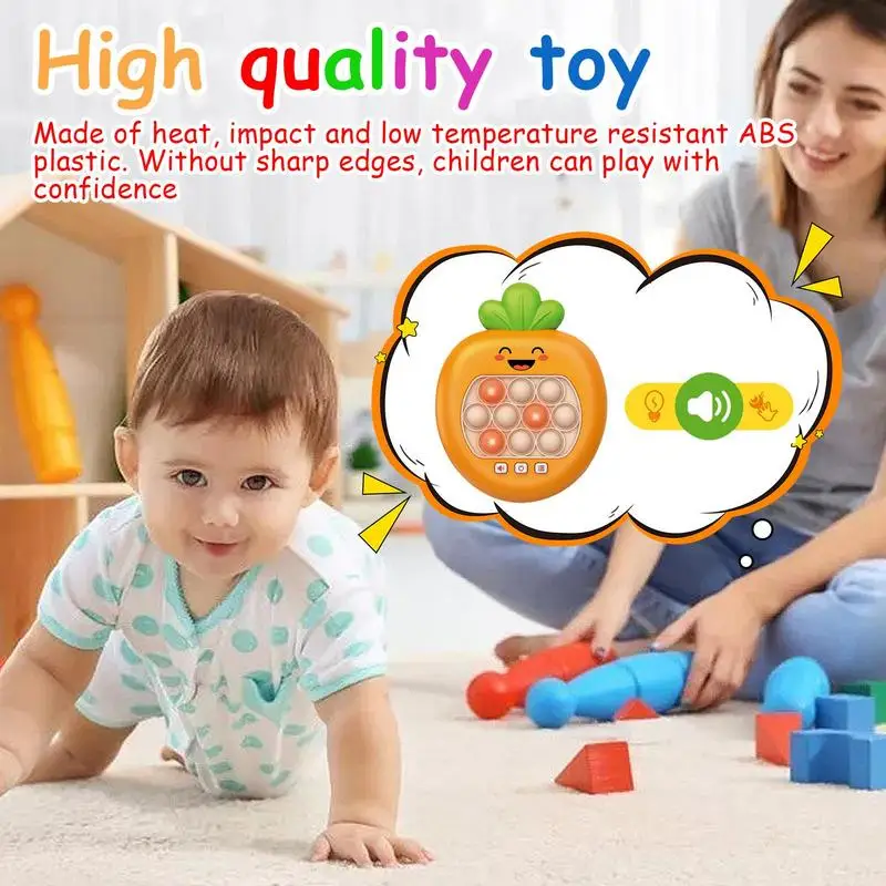 Edukacyjna gra Push Pop Electronic Pushit Pro Super Bubble Pop lampka do gry antystresowej zabawki typu Fidget prezent świąteczny dla dorosłych