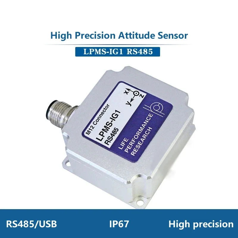 

Hot LPMS-IG1 RS485 High-precision Metal Waterproof Attitude Sensor Gyroscope IMU Inertial Measurement Module