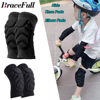 1Pair Kids Knee Pads and Elbow Pads Set Toddler Soft Protective Gear, Sport Protective Kneepad Skate Football Volleyball Cycling