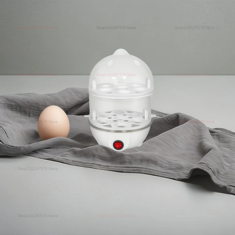 Cuociuova elettrico Mini bollitore rapido per uova 2 in 1 per omelette in camicia e strappate Spegnimento automatico Perfetto per la colazione Cucina Keto