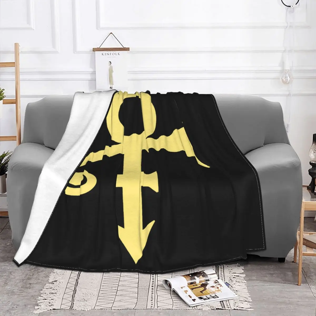 Prince T S Tafkap Symbol Blanket Printed Blanket Blanket Winter Soft Flannel Blanket Sofa Bed Blanket