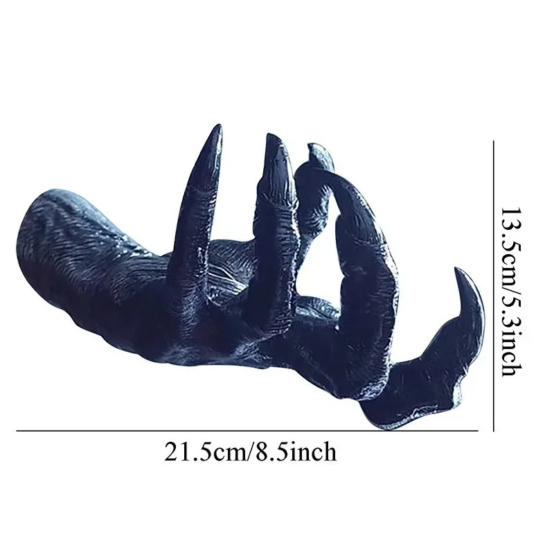 

The Witch's Hand Wall Hanging Wall-mounted Simulation Hands Statue 3d Decorative Resin Art Open Hand Sculpture