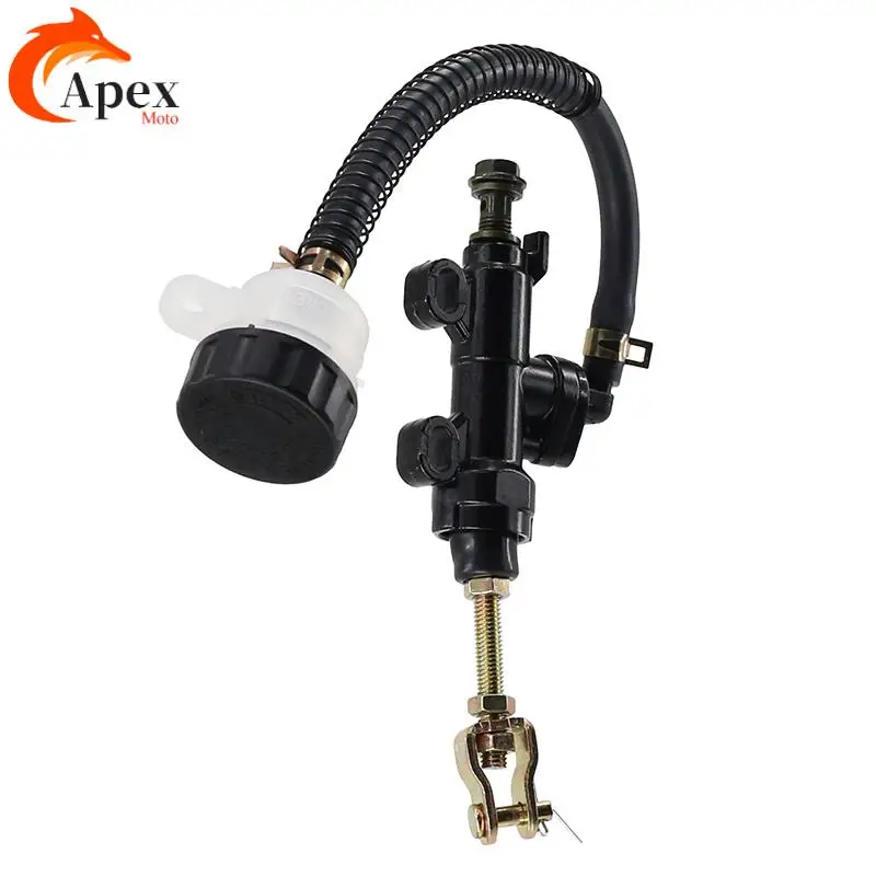Universal Motorcycle One-line Pump Rear Brake Pump Foot Hydraulic Master Oil Cylinder Refit