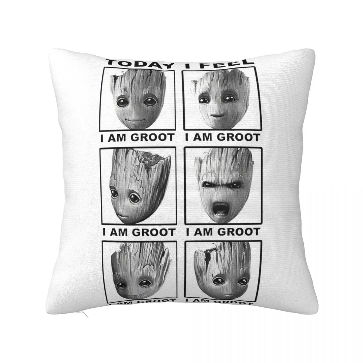 Guardians Of The Galaxy Groot Pillowcase Printed Polyester Cushion Cover Gift Pillow Case Cover Home Zippered