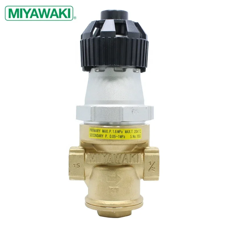 Wholesale MIYAWAKI RE1Direct Decompress valve 1/2inch 3/4inch 1inch DN15 DN20 DN25 Pressure Reducing Valve for Steam