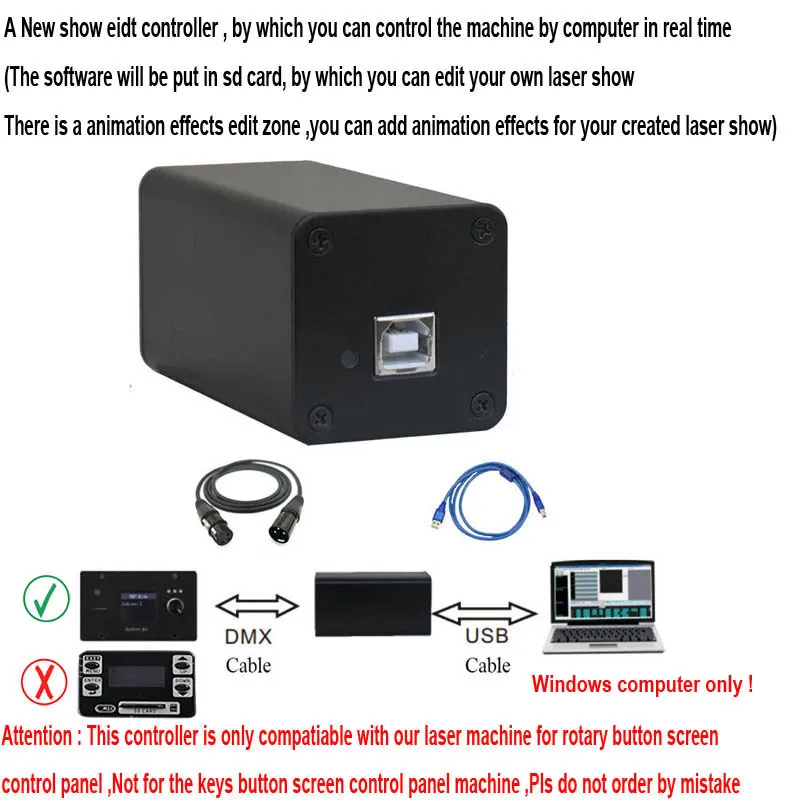 Imagem -03 - Controlador para Conectar com o Computador para a1 Display Screen Machine Only