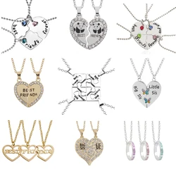 New Best Friends Necklace For Women Girls Broken Heart Puzzle Musical Note Pendant Necklaces BFF Friendship Forever Jewelry Gift